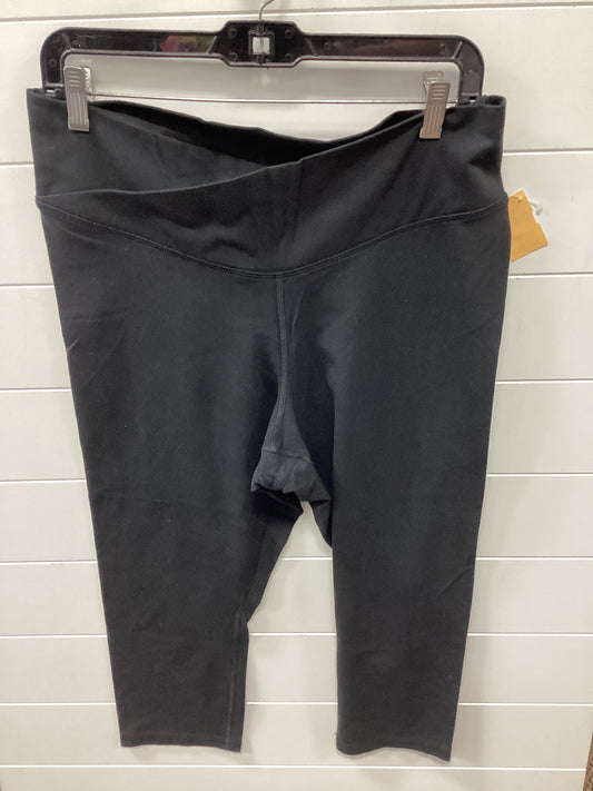 Athletic Leggings Capris By Old Navy In Black, Size:Xl
