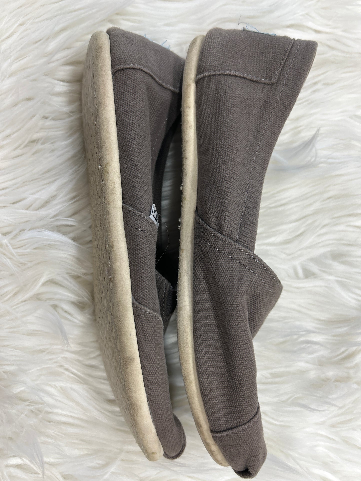Shoes Flats By Toms In Brown, Size:8
