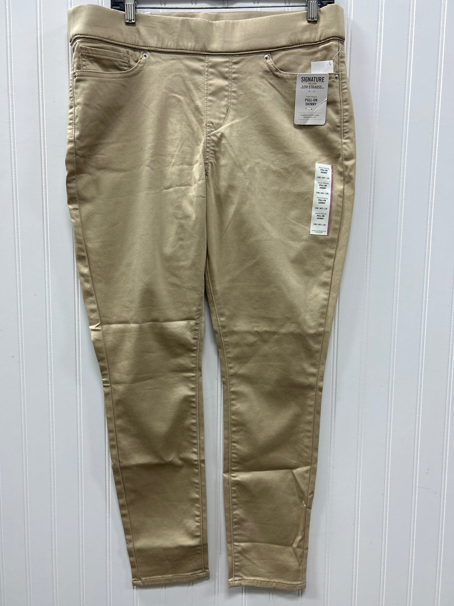 Pants Other By Levis Signature In Tan, Size:12