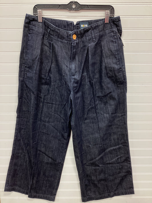 Jeans Straight By Anthropologie In Blue Denim, Size:10