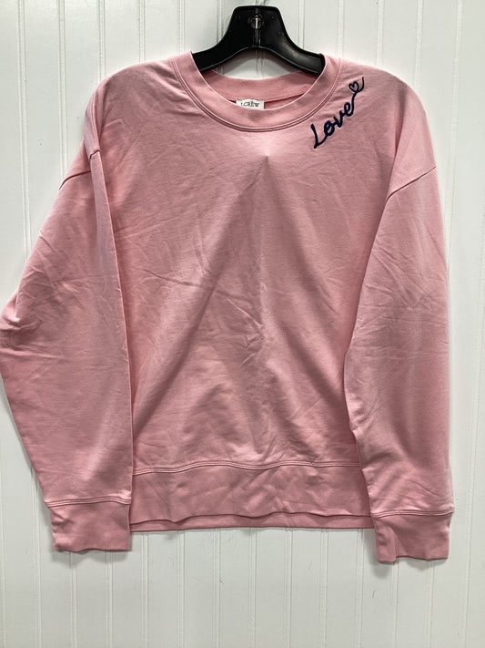 Top Ls By J. Crew In Pink, Size:M