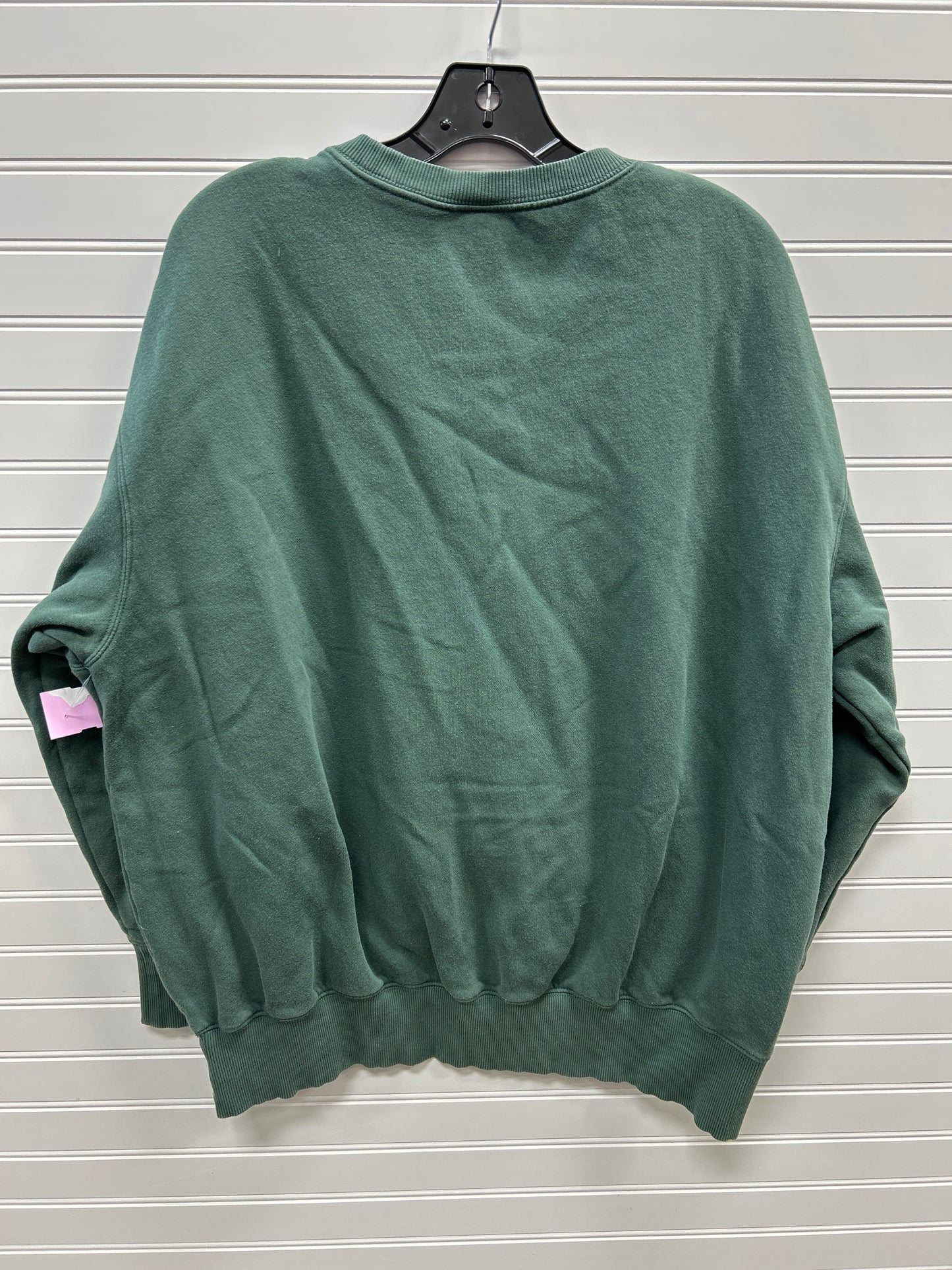 Athletic Sweatshirt Crewneck By Nike Apparel In Green, Size:L