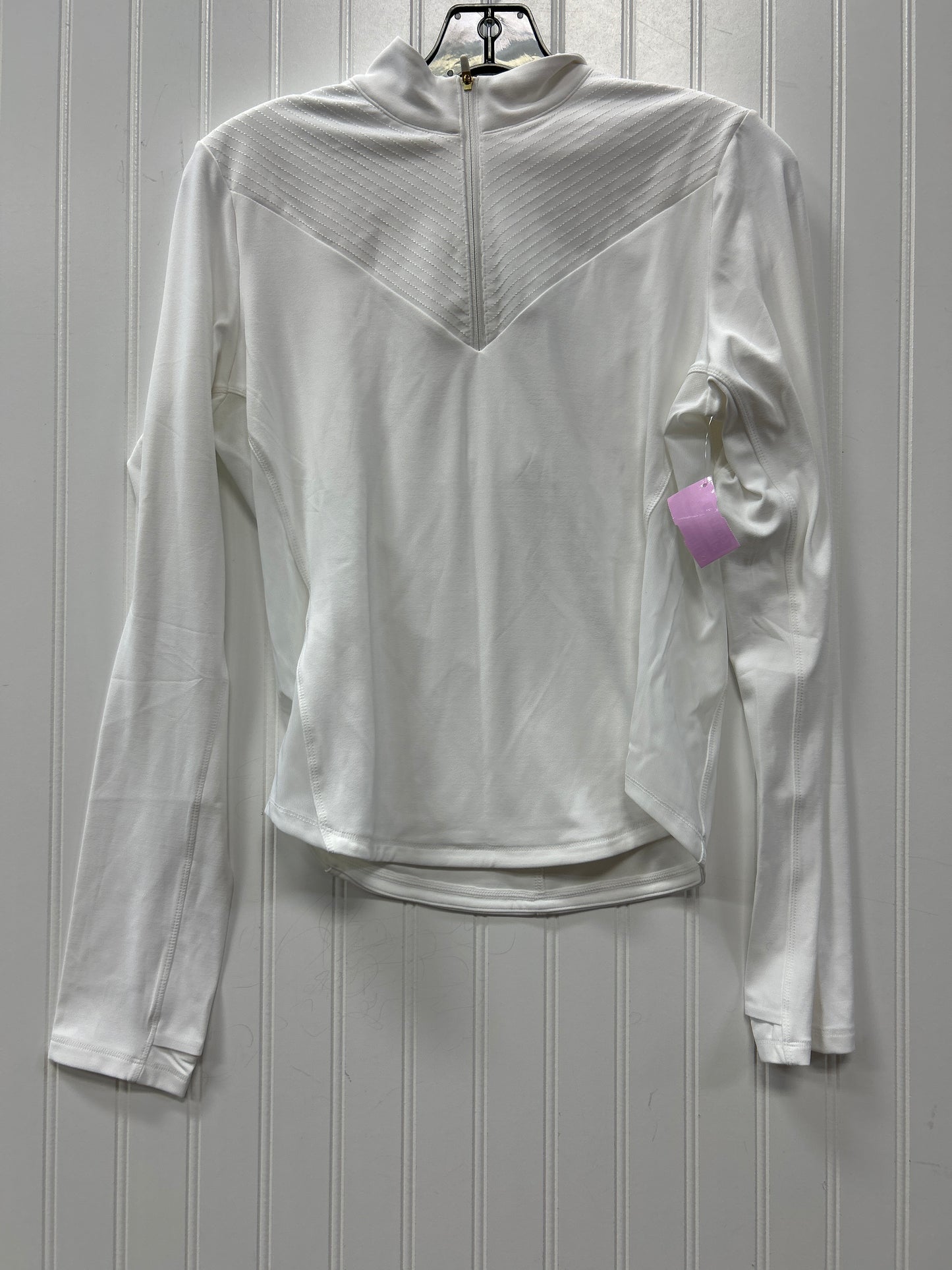 Athletic Top Ls Collar By Cmc In White, Size:L