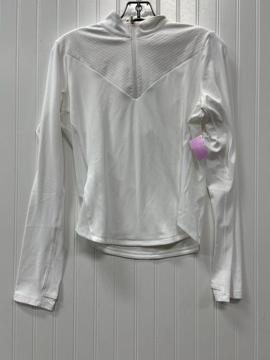 Athletic Top Ls Collar By Cmc In White, Size:L