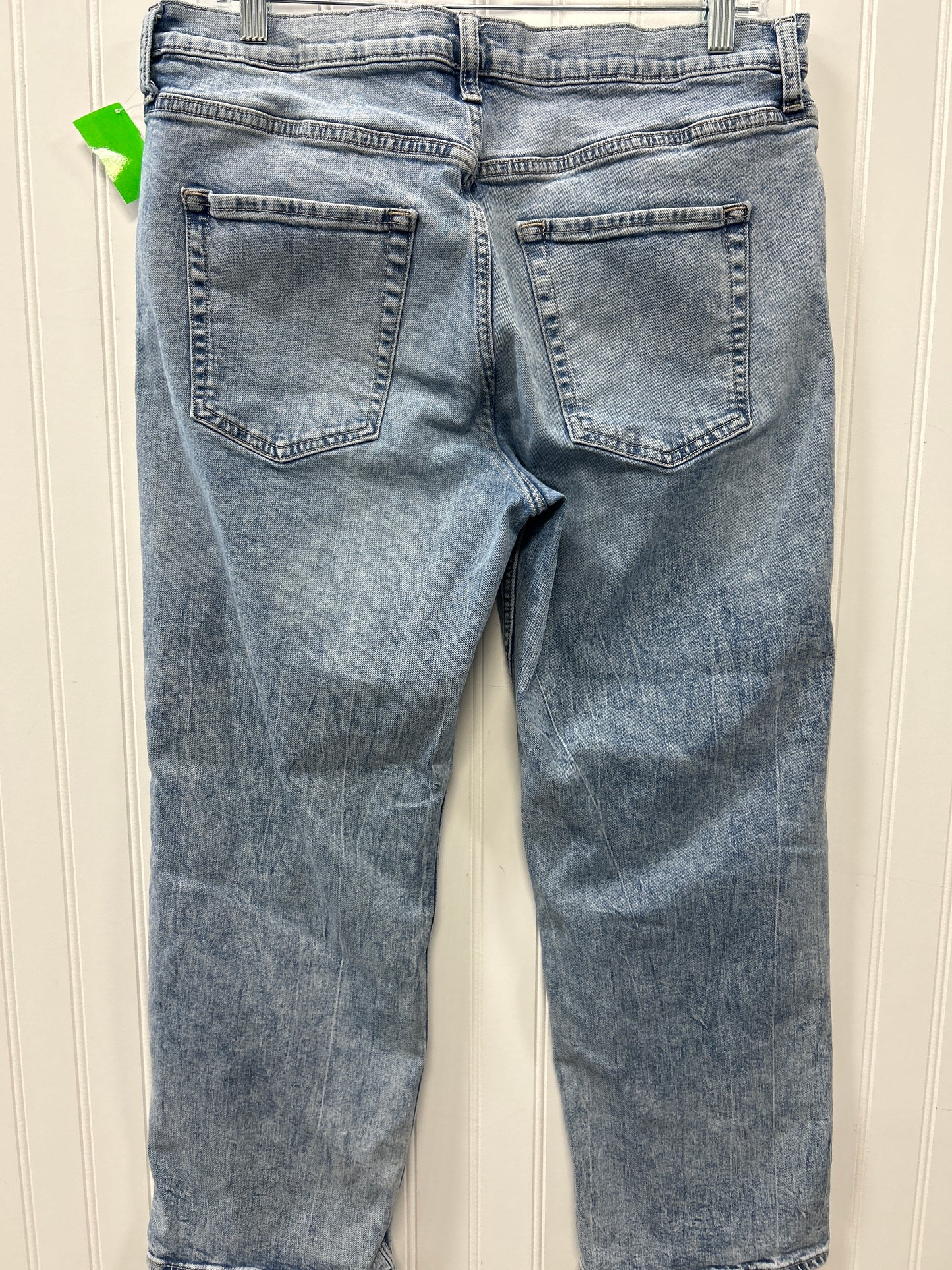 Jeans Straight By Gap In Blue Denim, Size:14