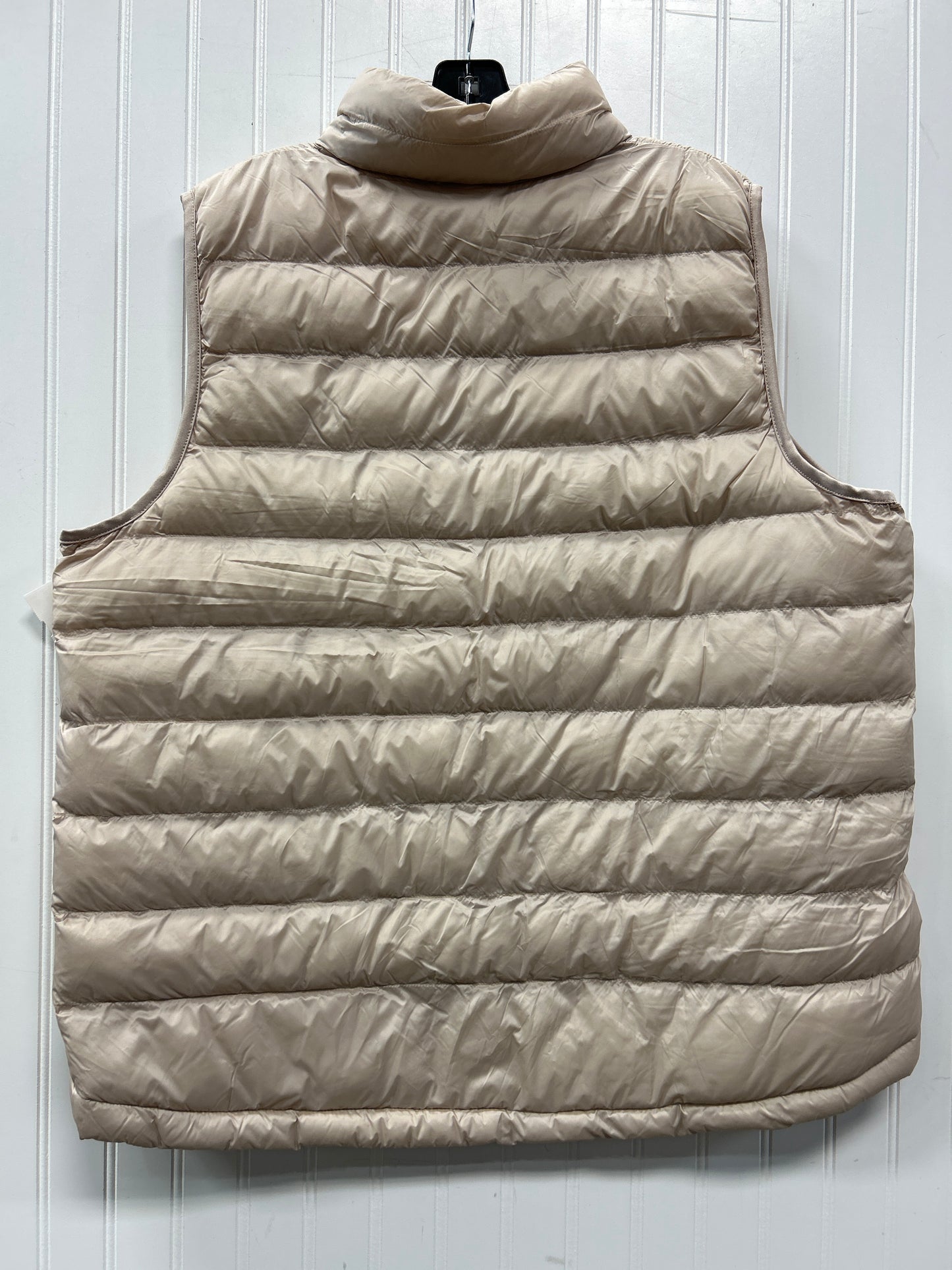 Vest Puffer & Quilted By 32 Degrees In Cream, Size:1X