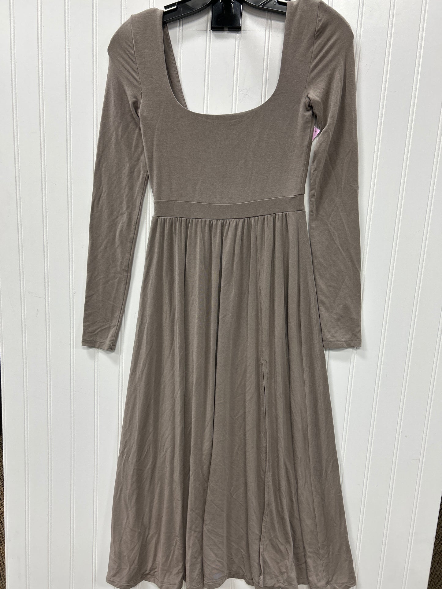 Dress Casual Midi By Wilfred In Taupe, Size:Xs