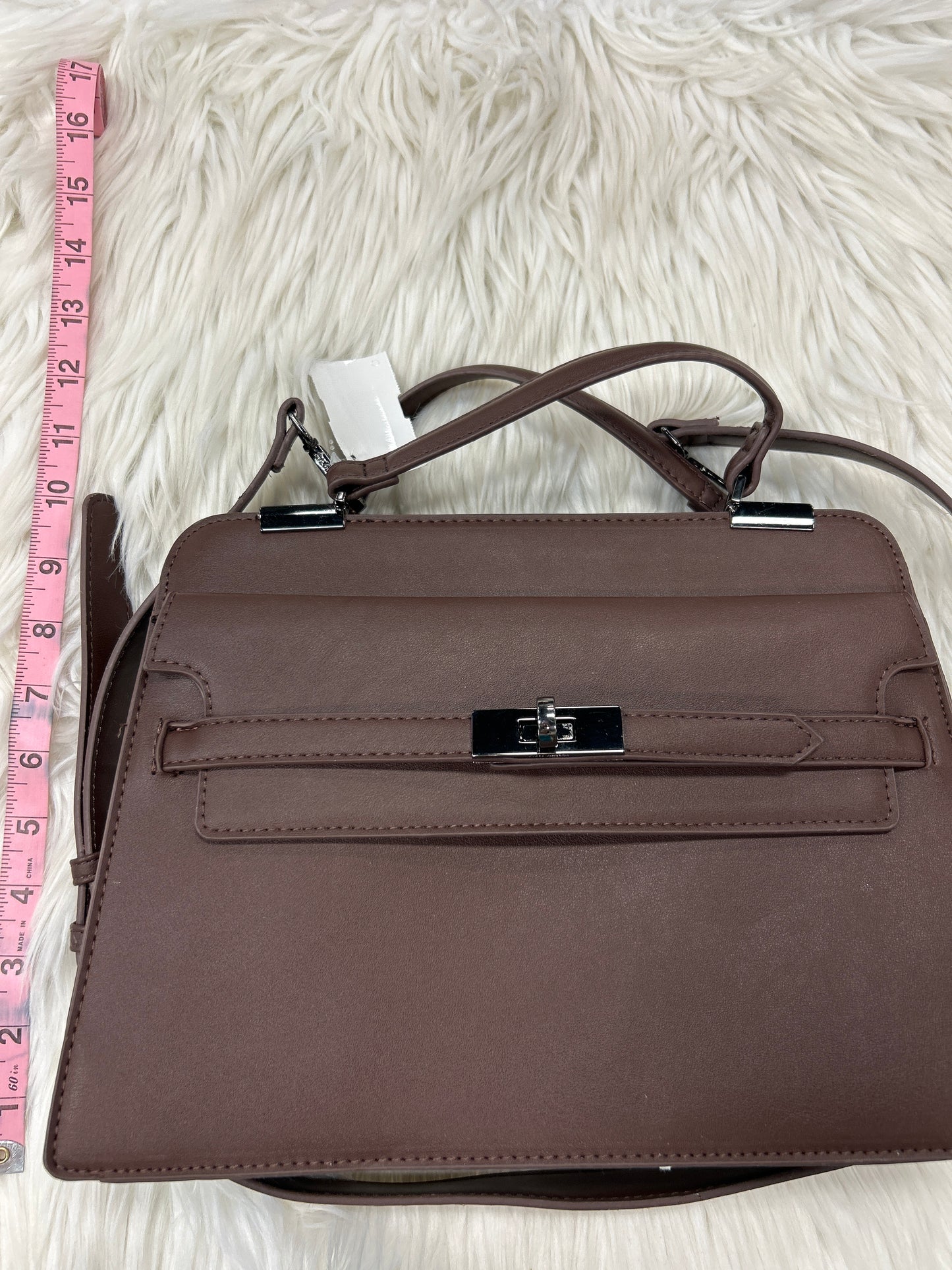 Handbag By Steve Madden In Brown, Size:Medium