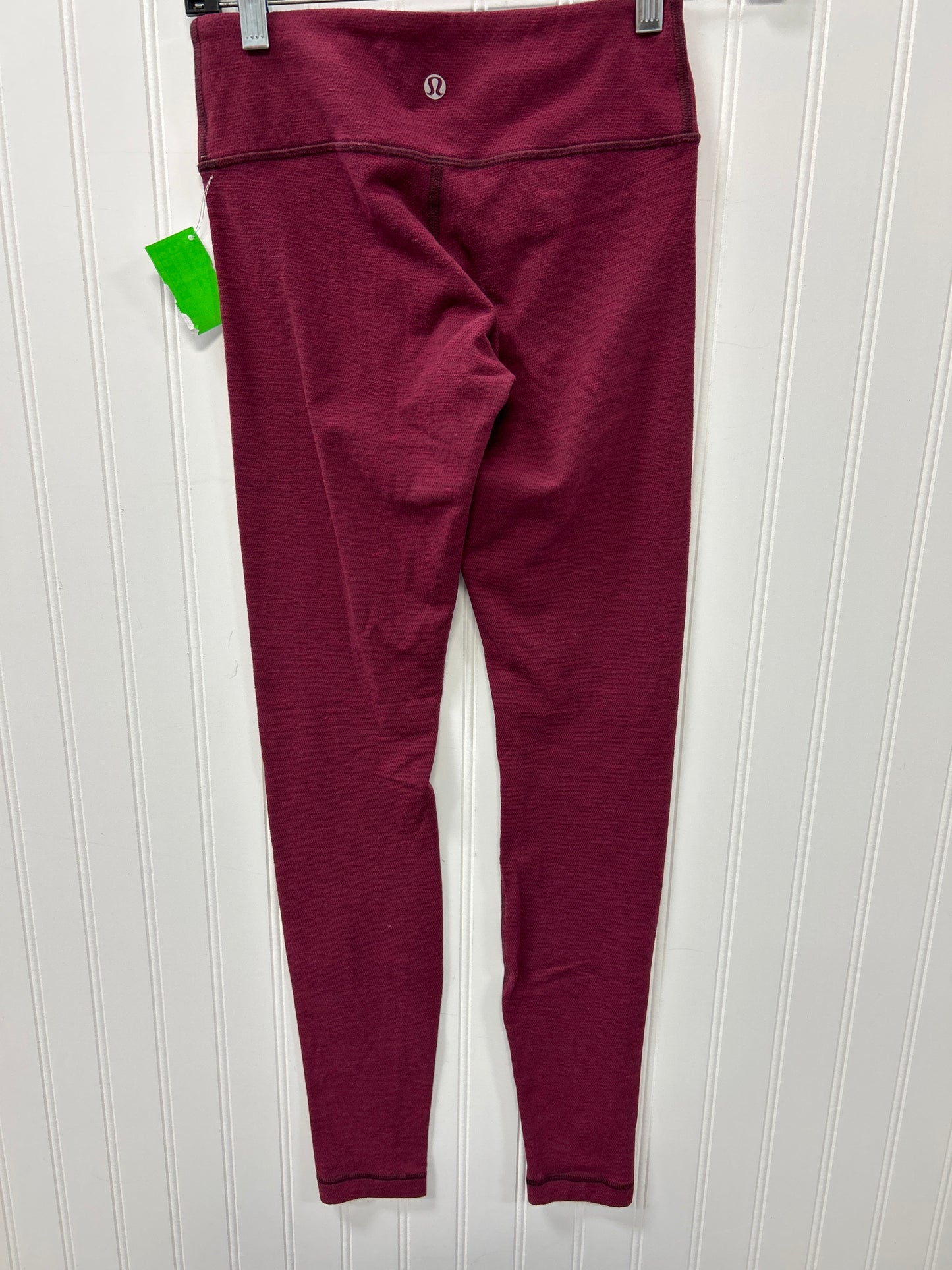 Athletic Leggings By Lululemon In Purple, Size:4