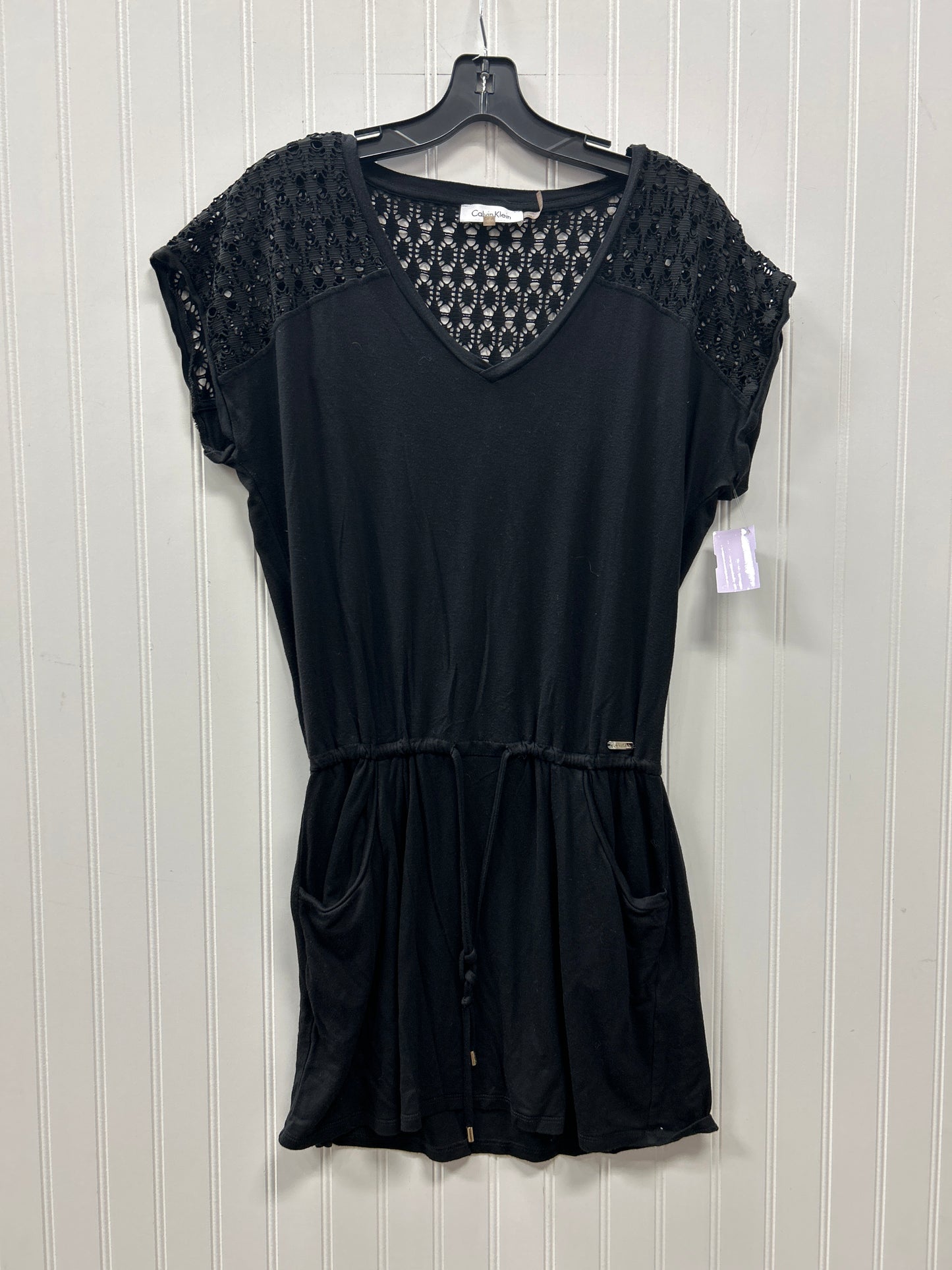 Romper By Calvin Klein In Black, Size:S