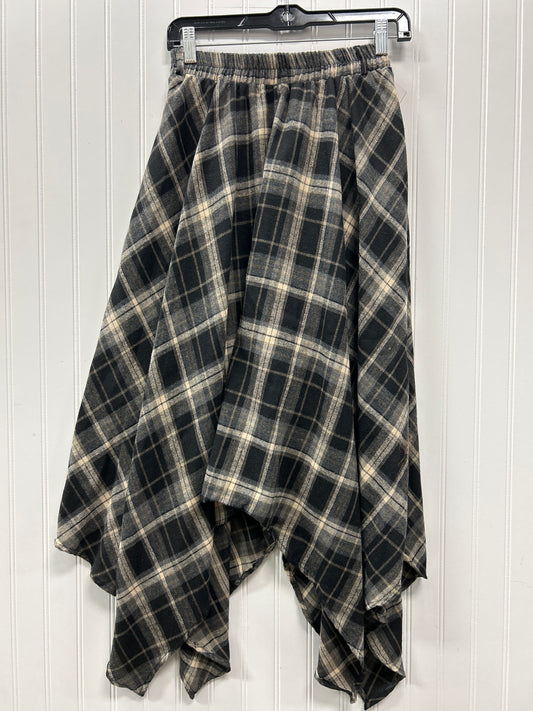 Skirt Maxi By Cmc In Brown & Grey, Size:S
