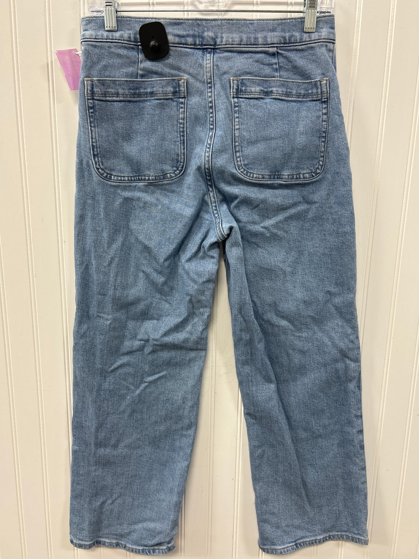 Jeans Straight By J. Crew In Blue Denim, Size:6