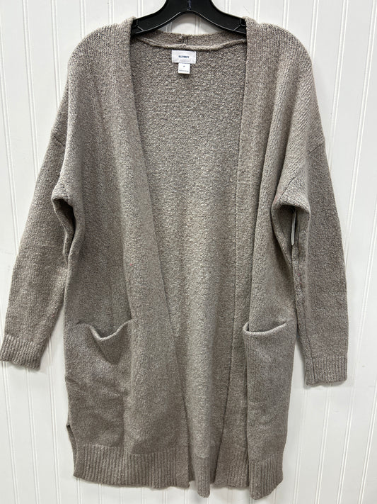 Sweater Cardigan By Old Navy In Taupe, Size:M