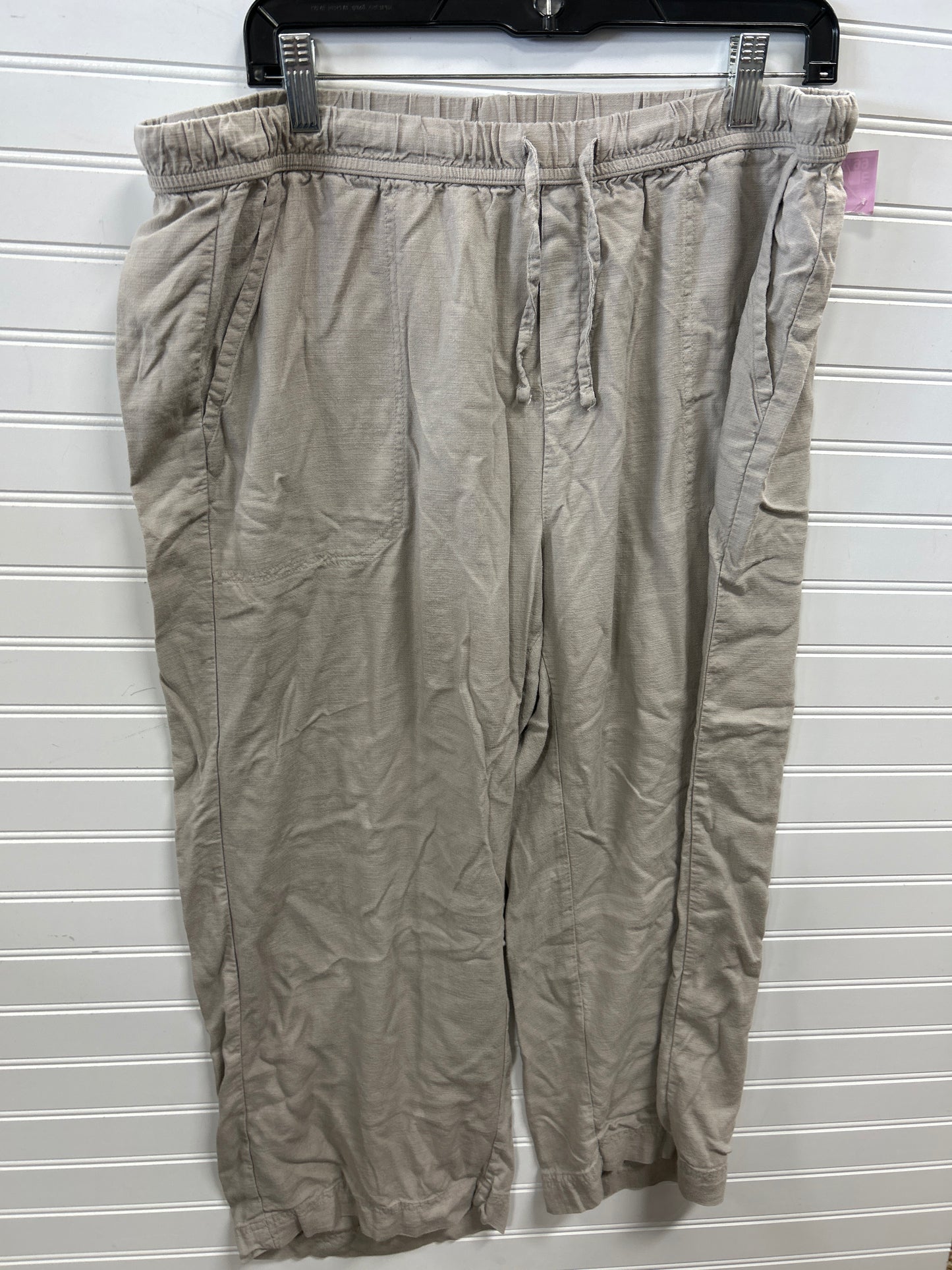 Pants Linen By Splendid In Tan, Size:Xl