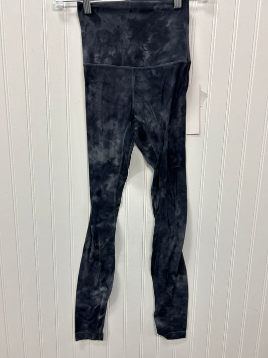 Athletic Leggings By Lululemon In Grey, Size:2