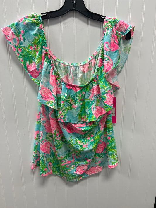 Top Sleeveless Designer By Lilly Pulitzer In Multi, Size:Xl