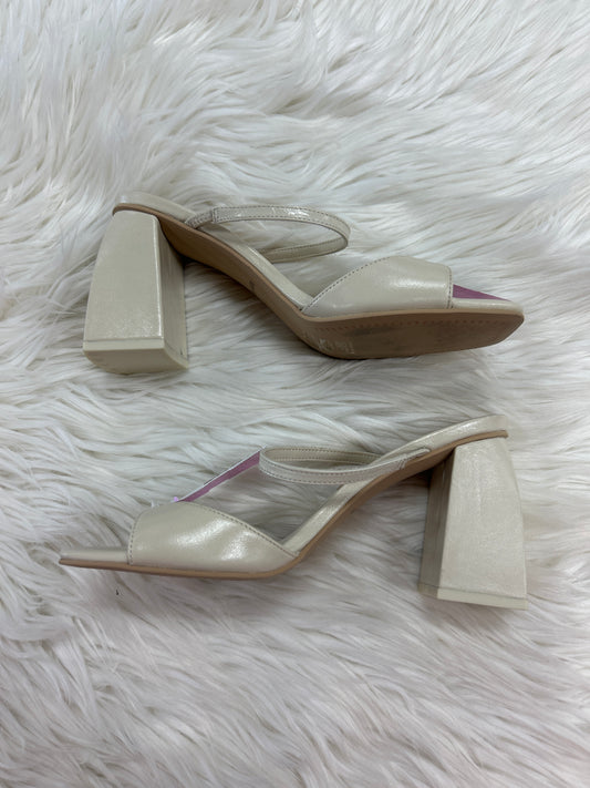 Shoes Heels Block By Dolce Vita In Cream, Size:6.5