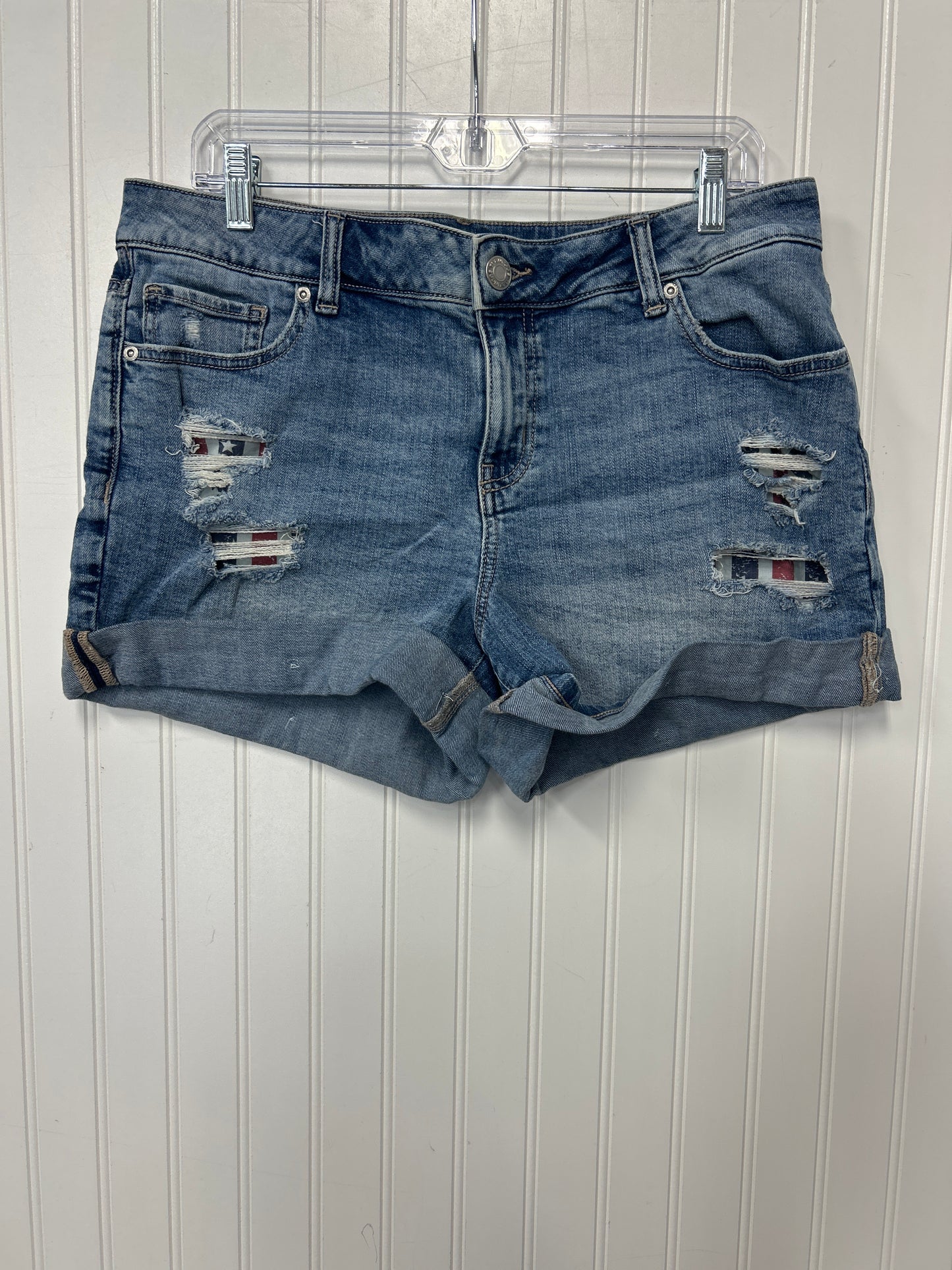 Shorts By Maurices In Blue Denim, Size:14