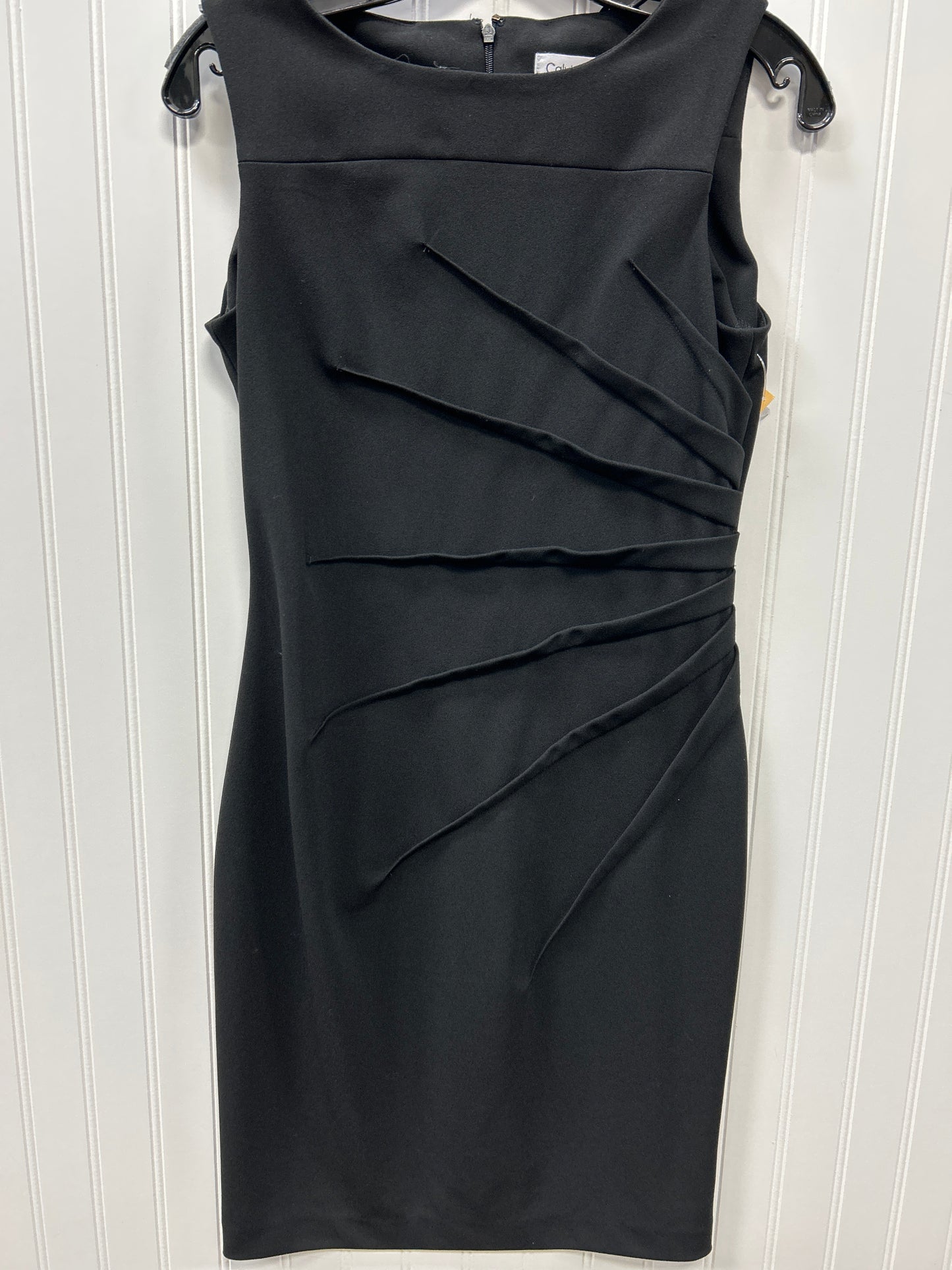 Dress Work By Calvin Klein In Black, Size:4