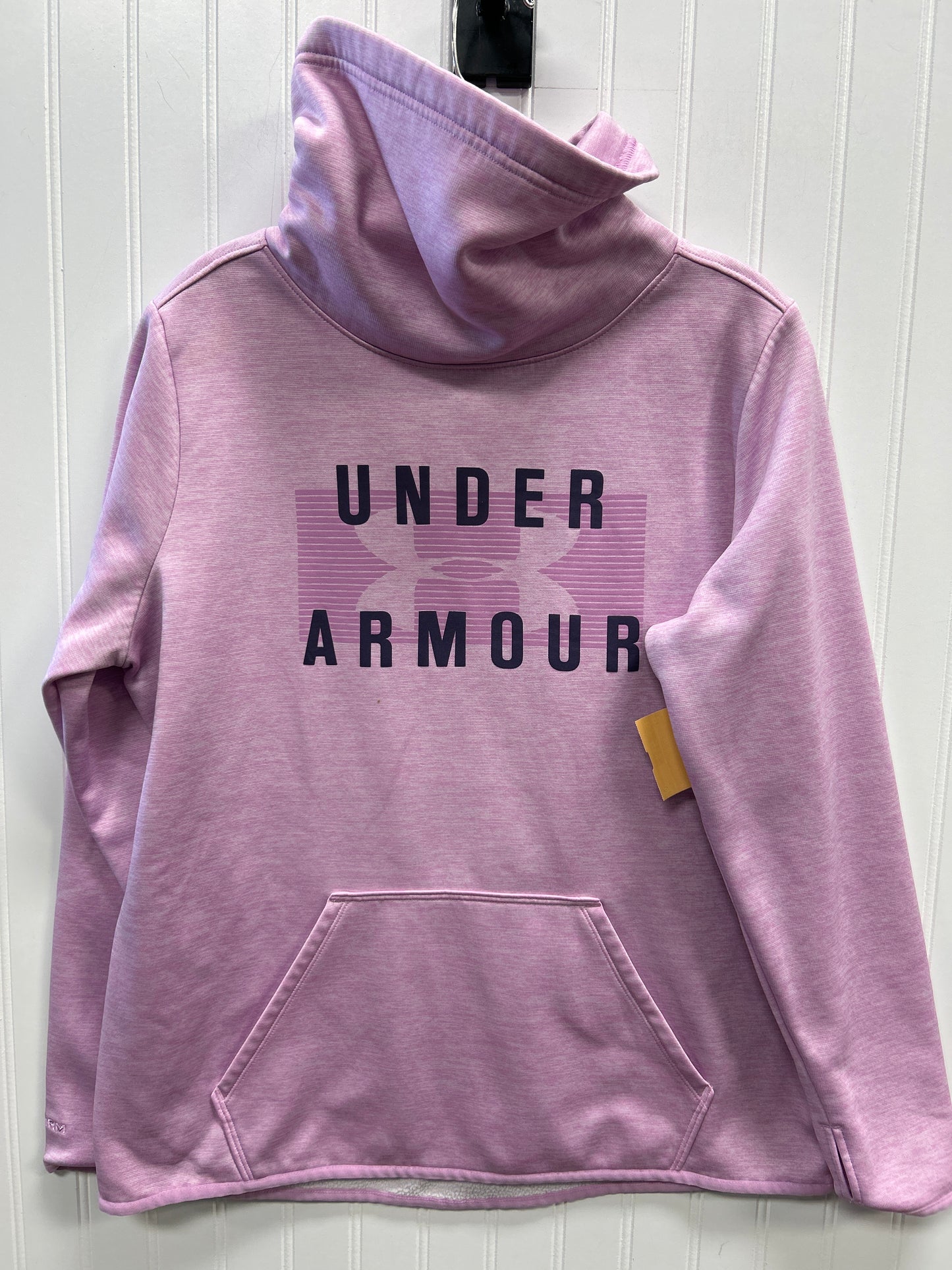 Sweatshirt Hoodie By Under Armour In Pink, Size:L
