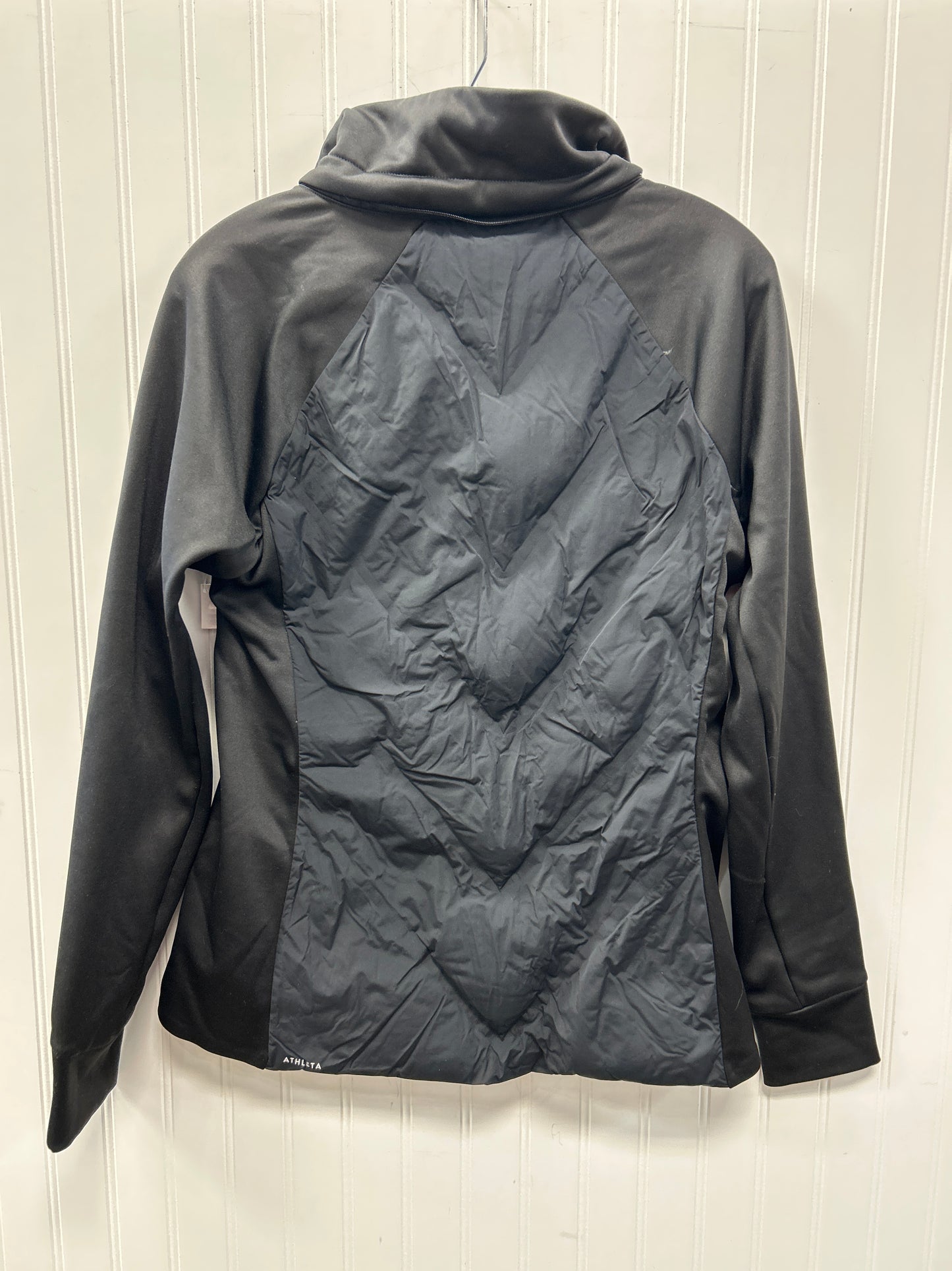 Athletic Jacket By Athleta In Black, Size:M