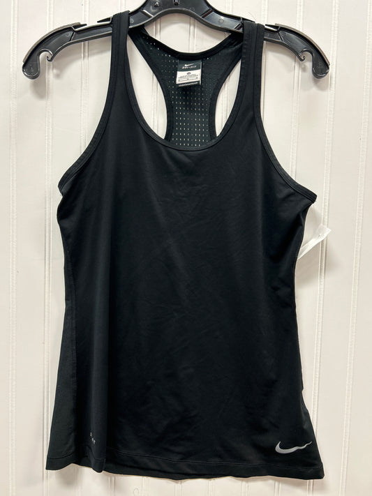 Athletic Tank Top By Nike Apparel In Black, Size:M
