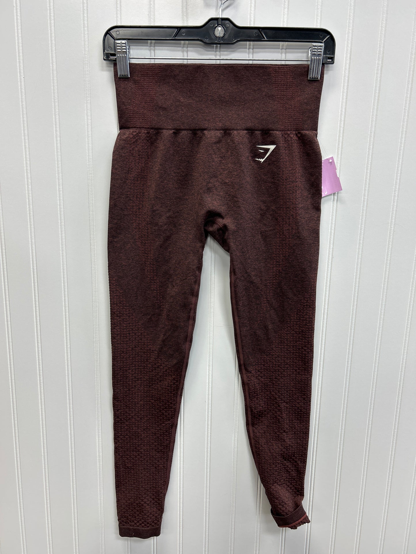 Athletic Leggings By Gym Shark In Brown, Size:S