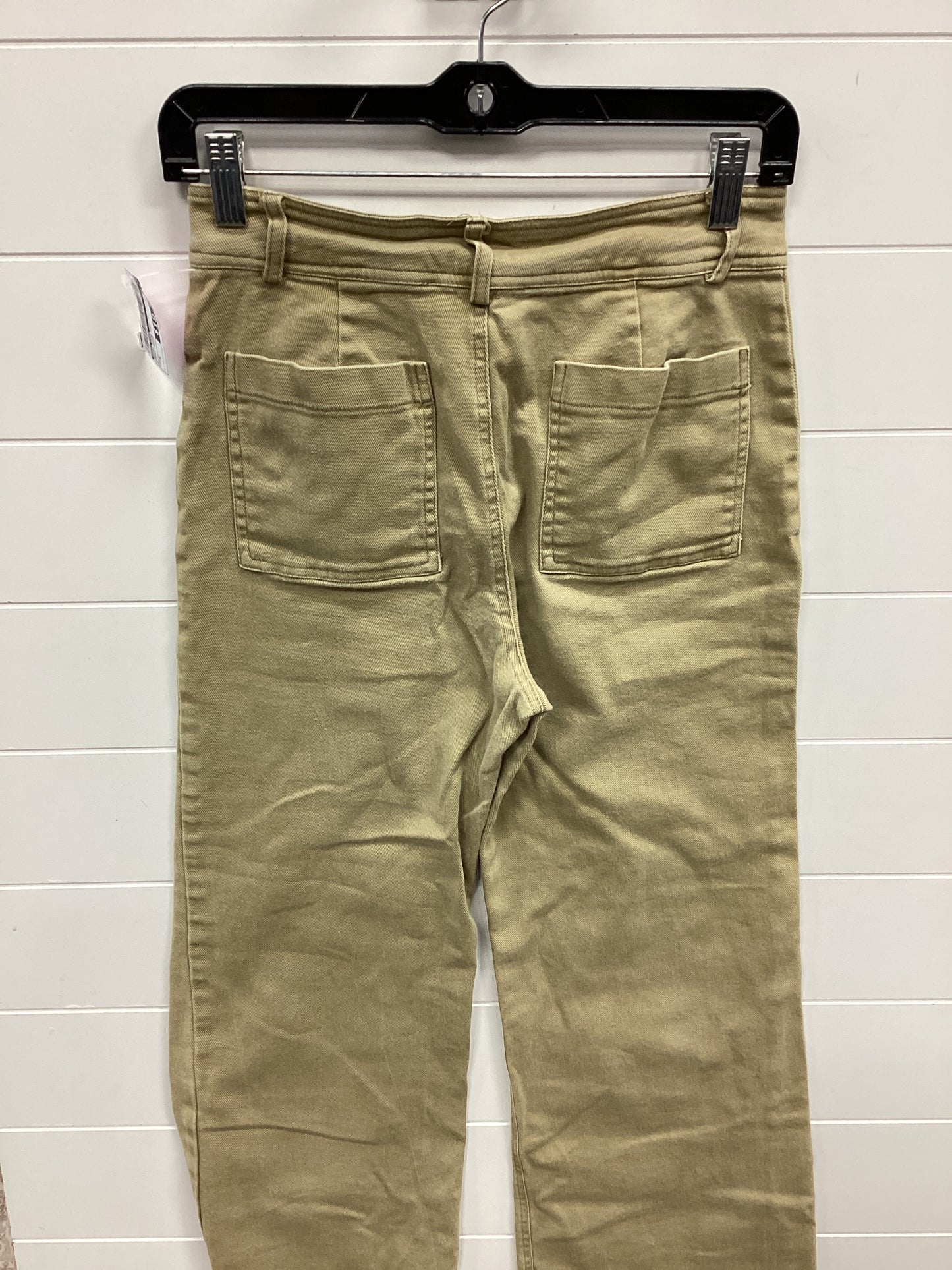 Jeans Wide Leg By Miss Love In Green Denim, Size:S