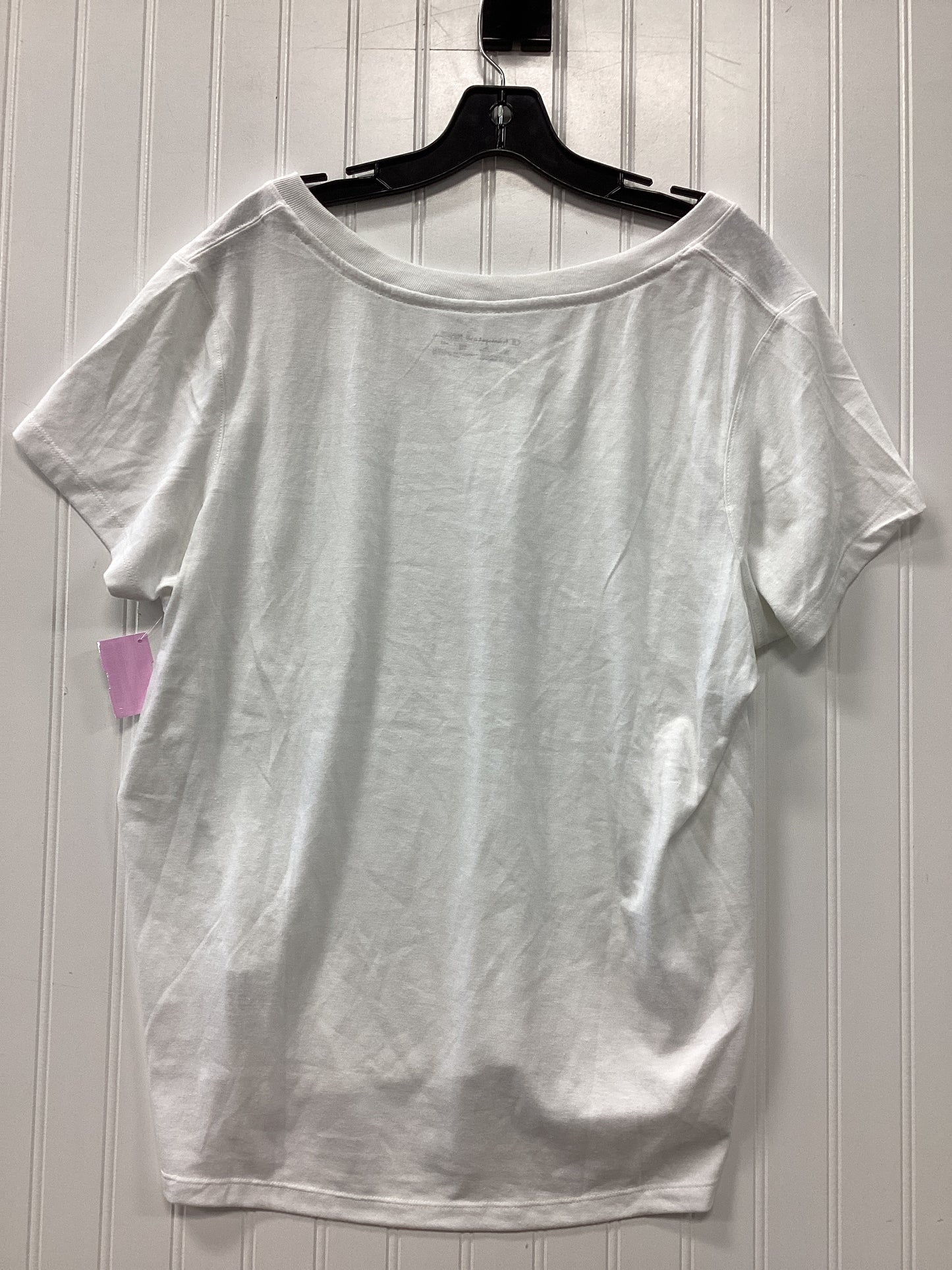 Athletic Top Ss By Champion In White, Size:1X