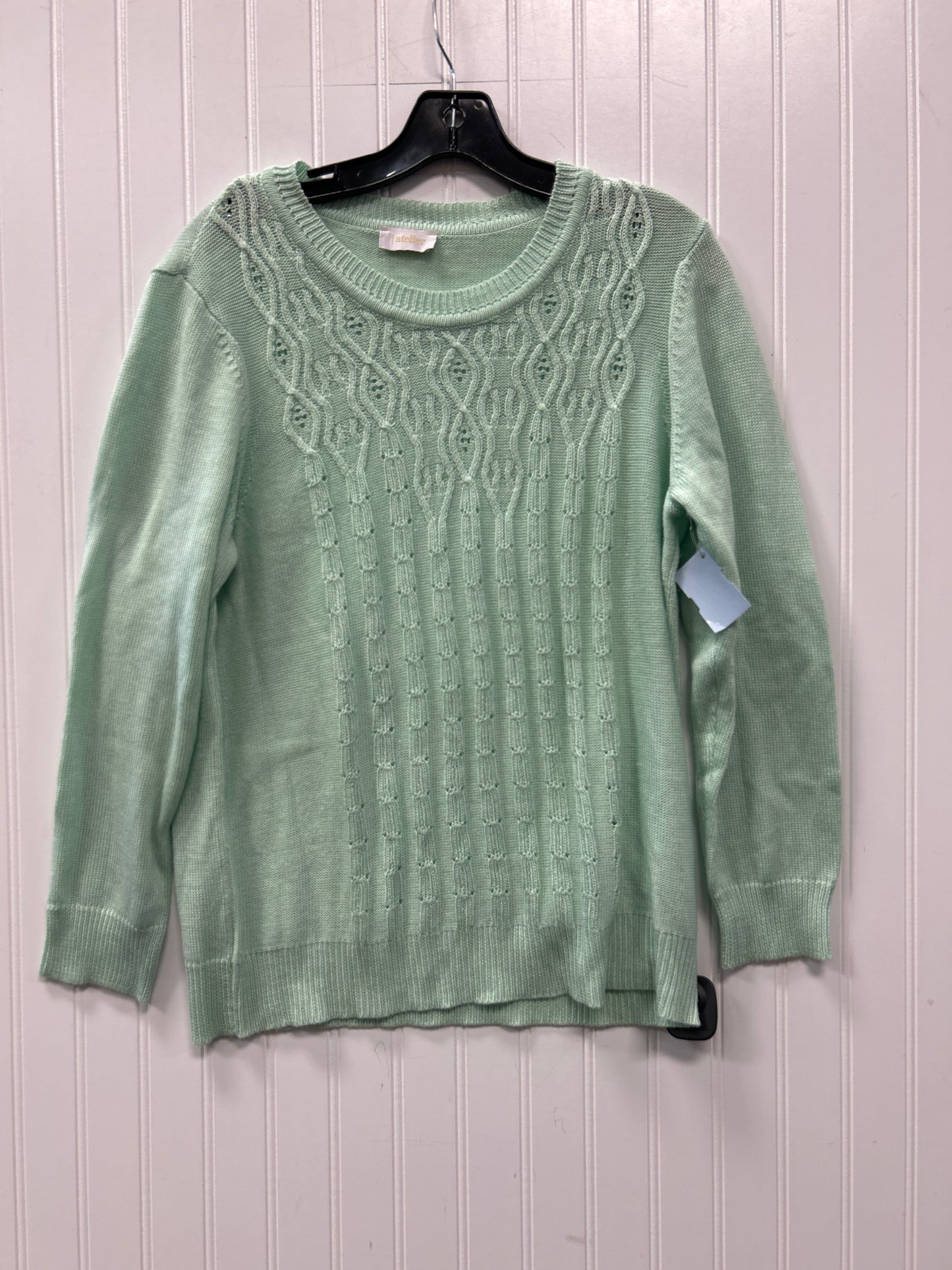 Sweater By Atelier In Green, Size:L