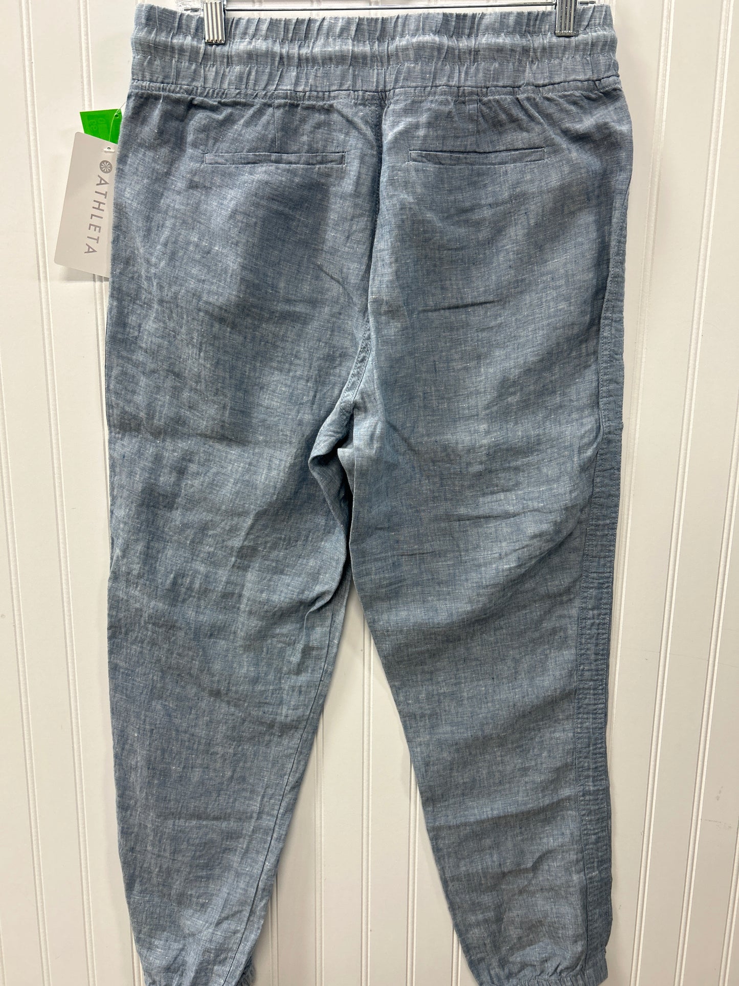 Pants Linen By Athleta In Blue, Size:10