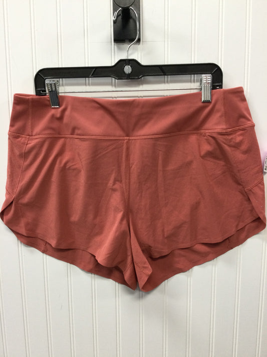 Athletic Shorts By Athleta In Peach, Size:L