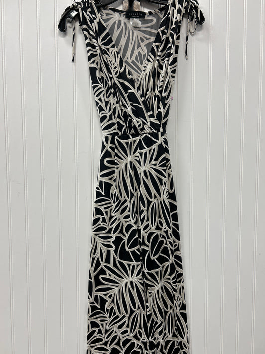 Jumpsuit By Ariella In Black & Cream, Size:S