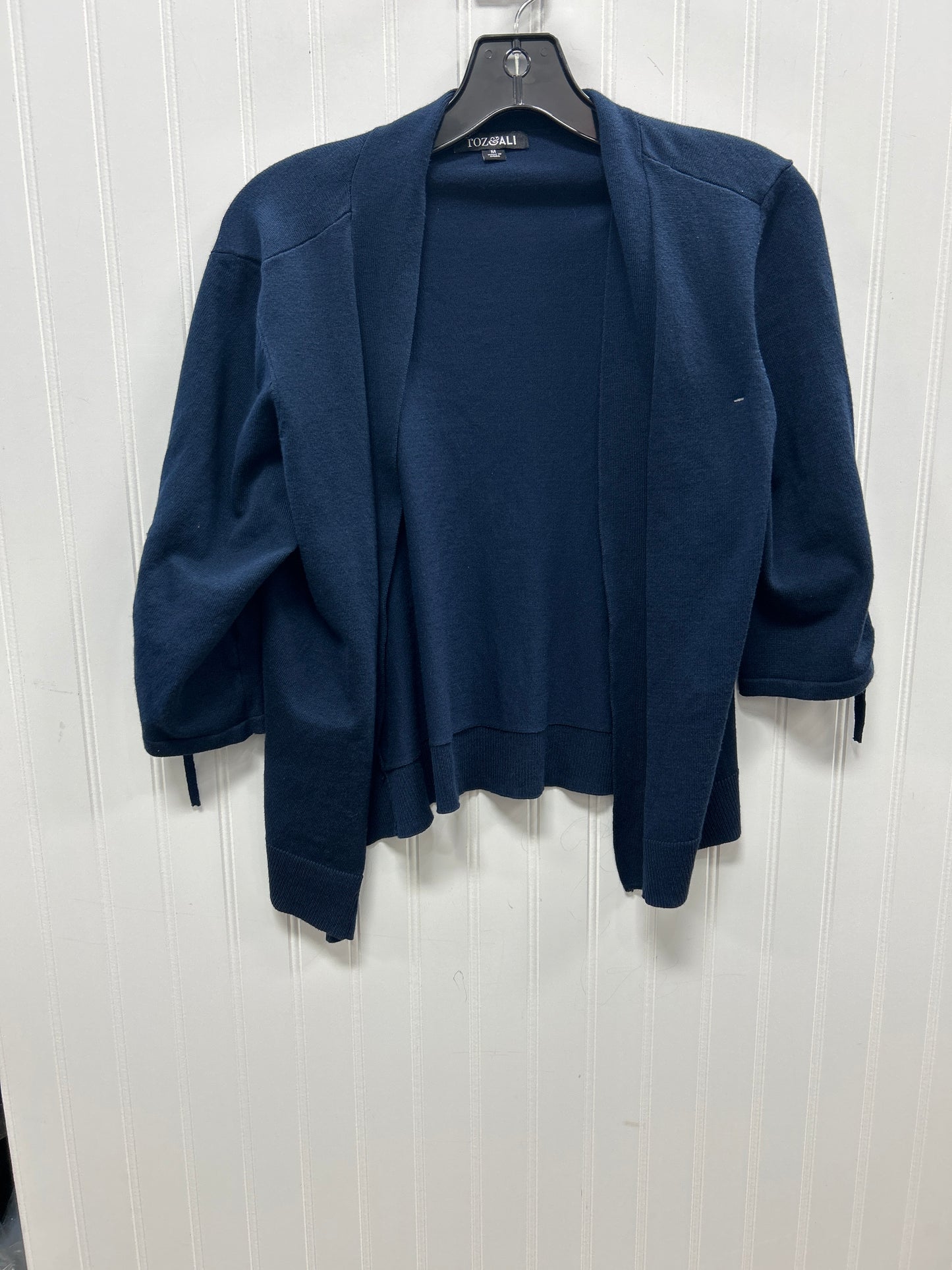 Blouse Ls By Roz And Ali In Navy, Size:M