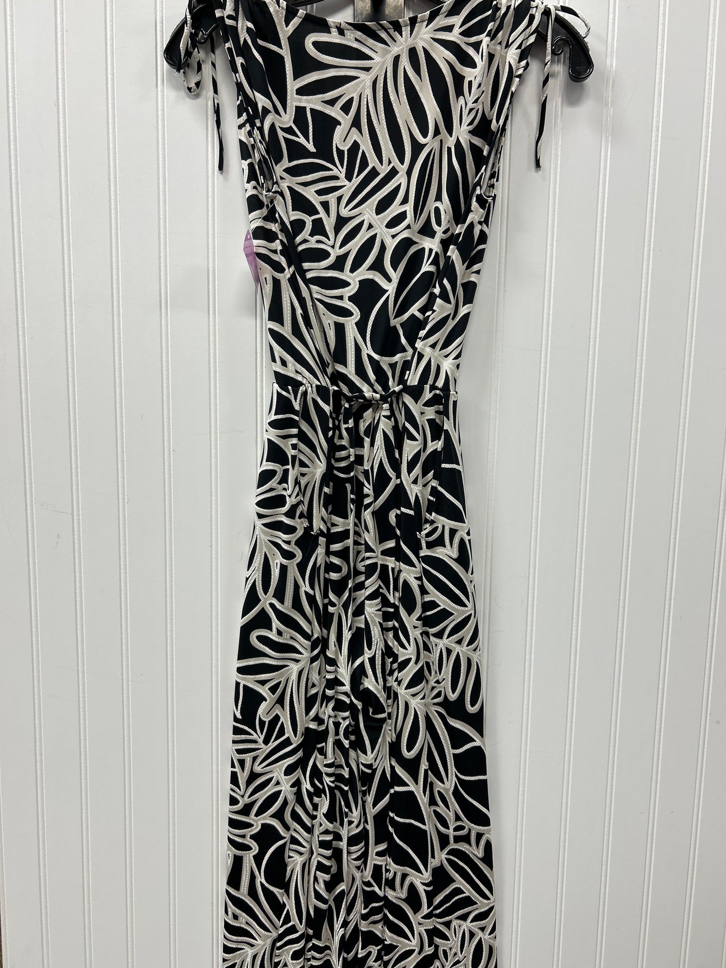Jumpsuit By Ariella In Black & Cream, Size:S