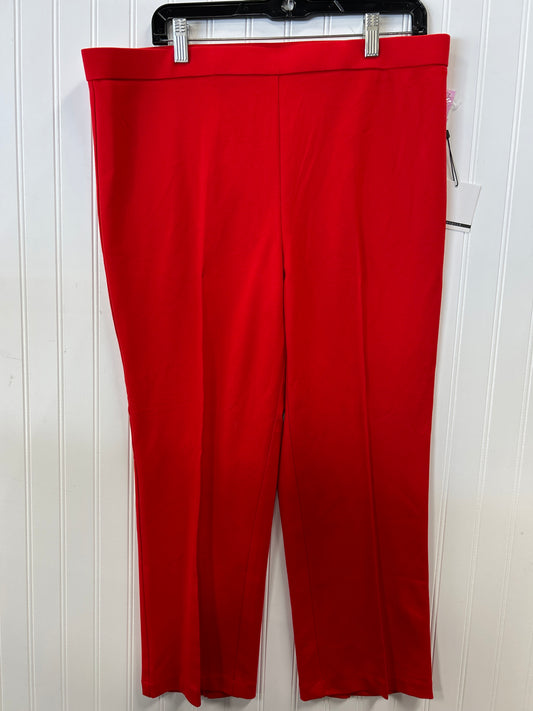 Pants Leggings By Jules & Leopold In Red, Size:Xl