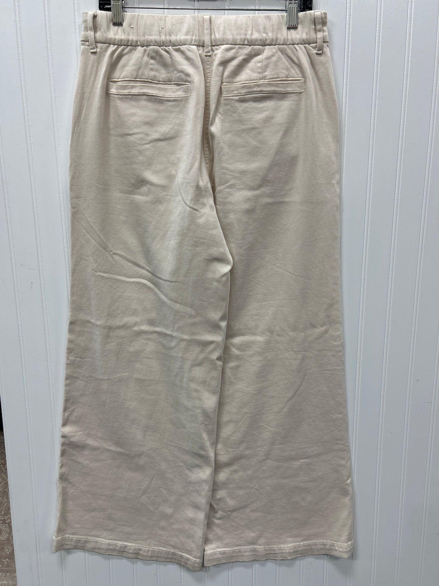 Pants Wide Leg By American Eagle In Cream, Size:8