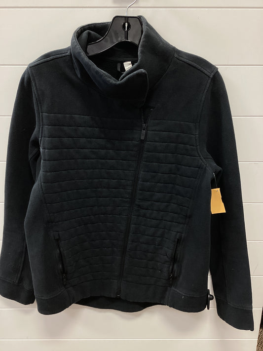 Athletic Jacket By Lululemon In Black, Size:8