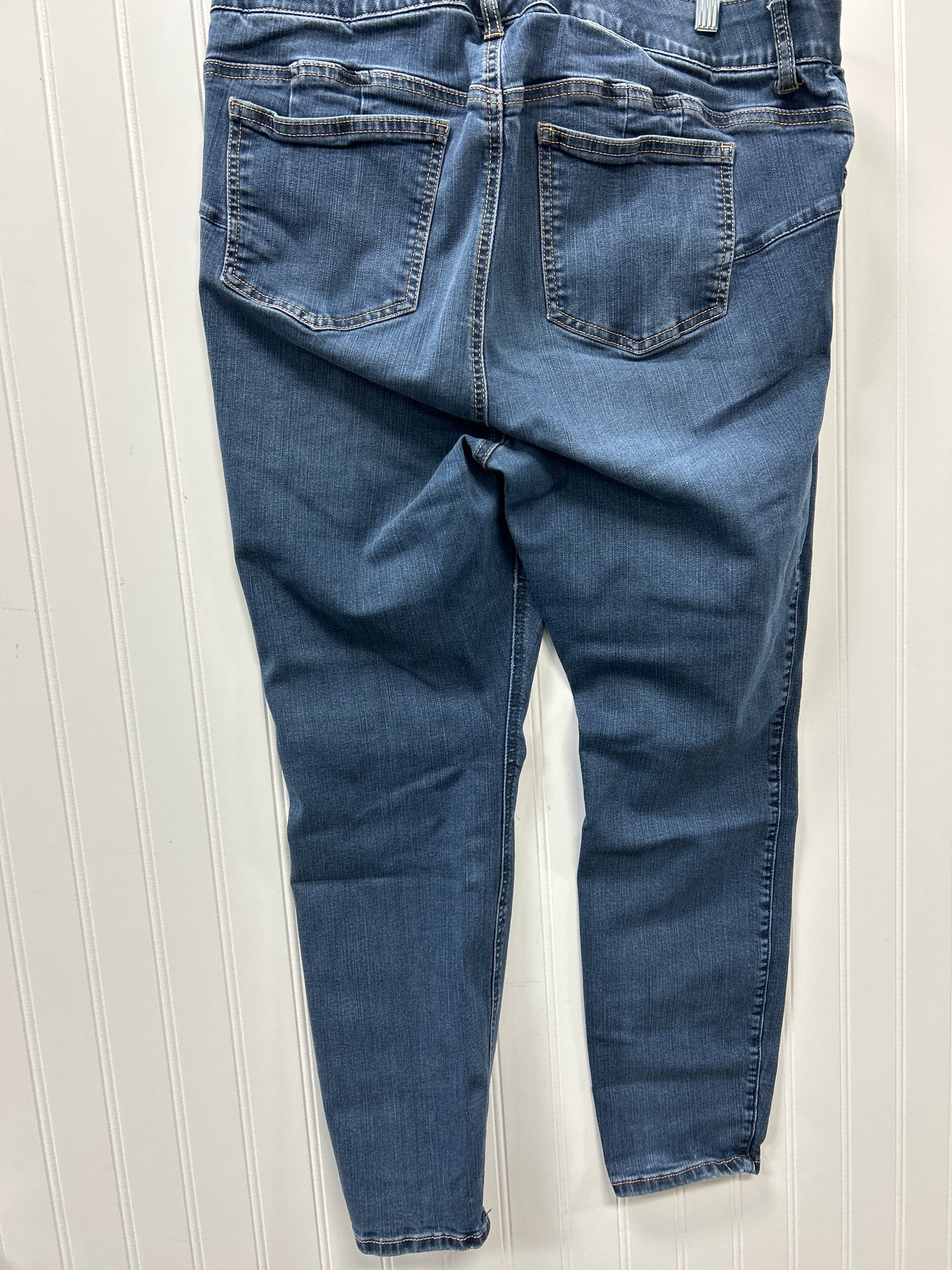 Jeans Skinny By Torrid In Blue Denim, Size:18