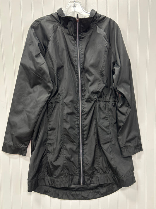 Jacket Windbreaker By Athletic Works In Black, Size:L