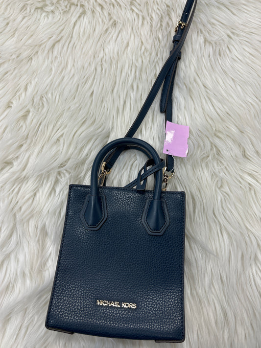 Crossbody Designer By Michael Kors In Navy, Size:Small