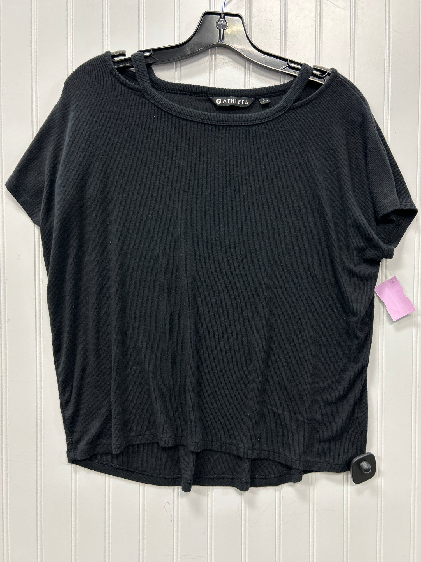 Top Ss By Athleta In Black, Size:S