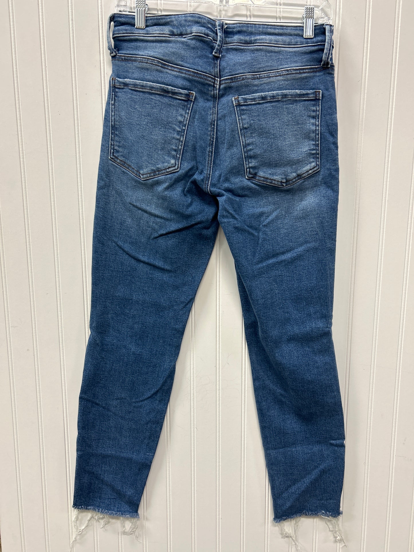 Jeans Straight By Kut In Blue Denim, Size:6