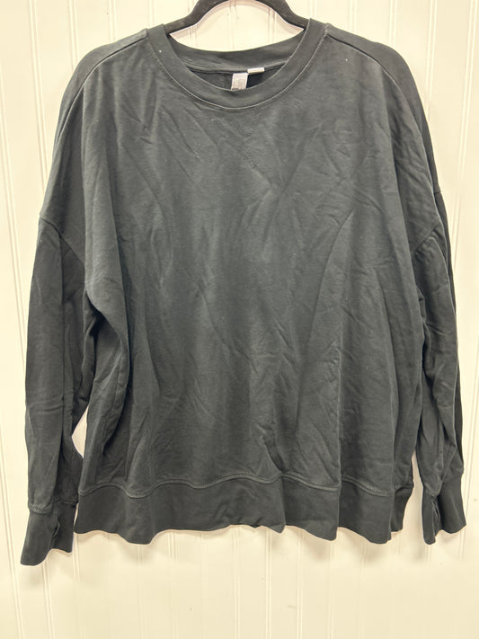 Athletic Top Ls Crewneck By Sweaty Betty In Black, Size:1X