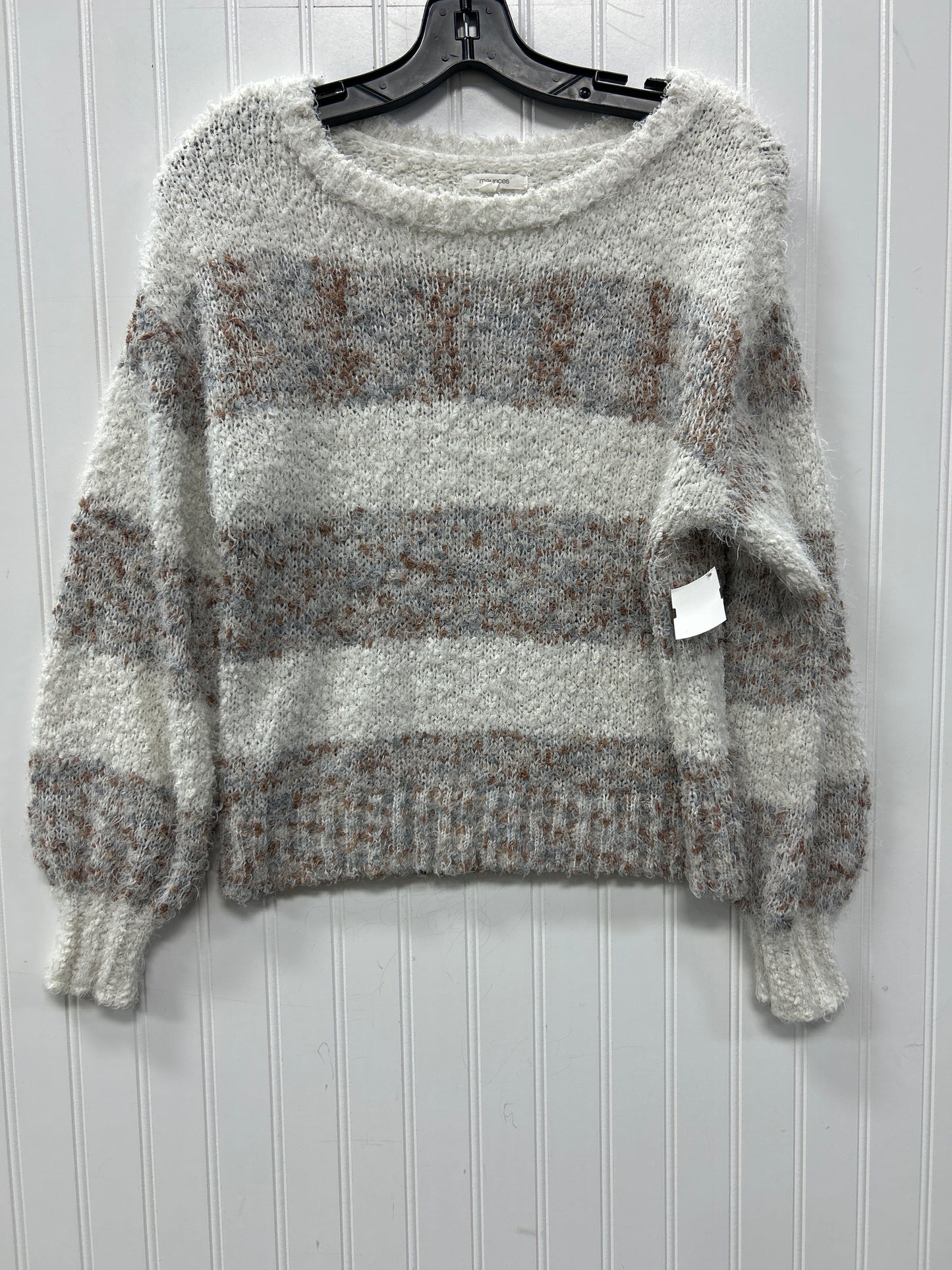 Sweater By Maurices In White, Size:S