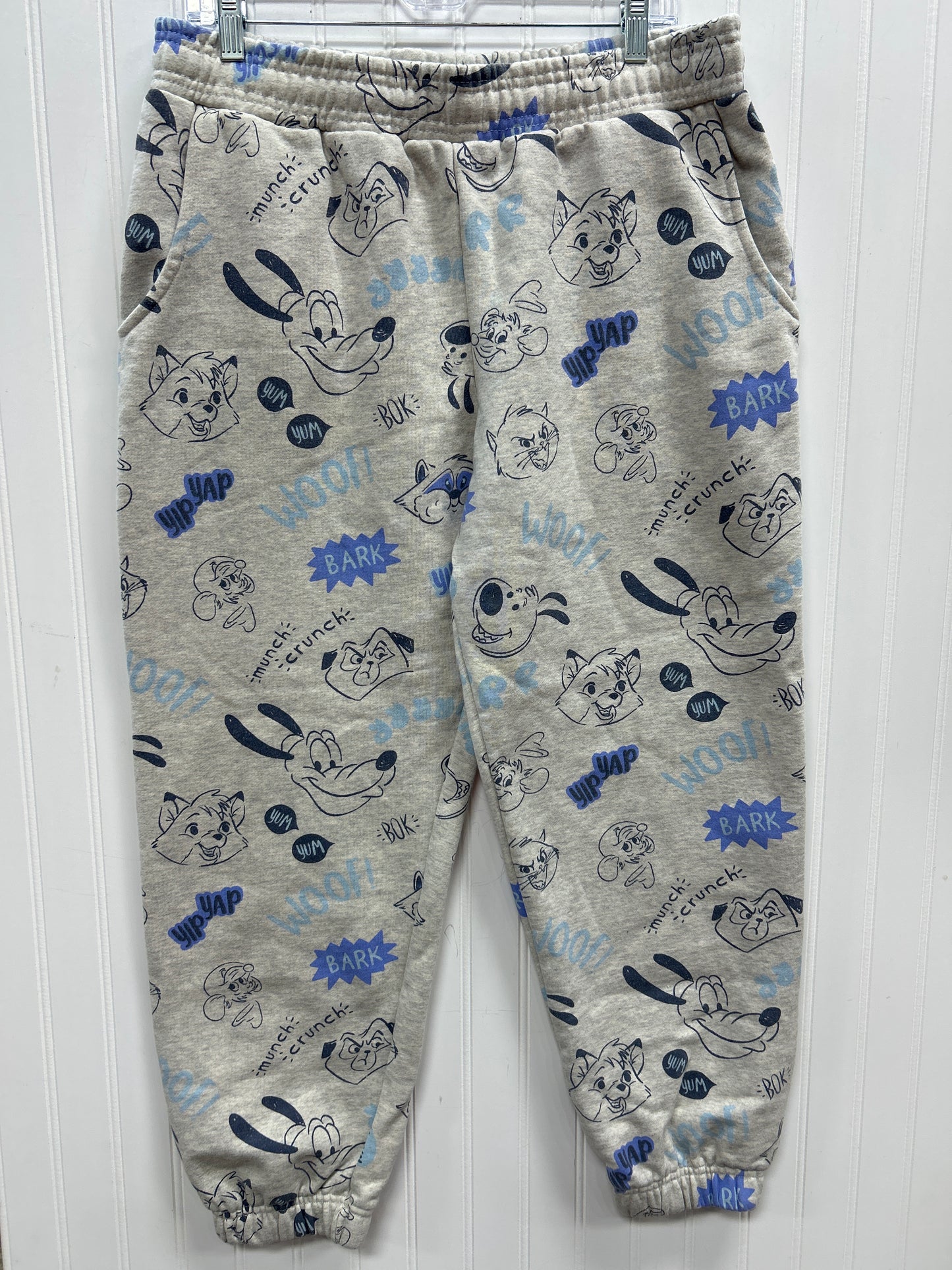 Athletic Pants By Disney In Grey, Size:M