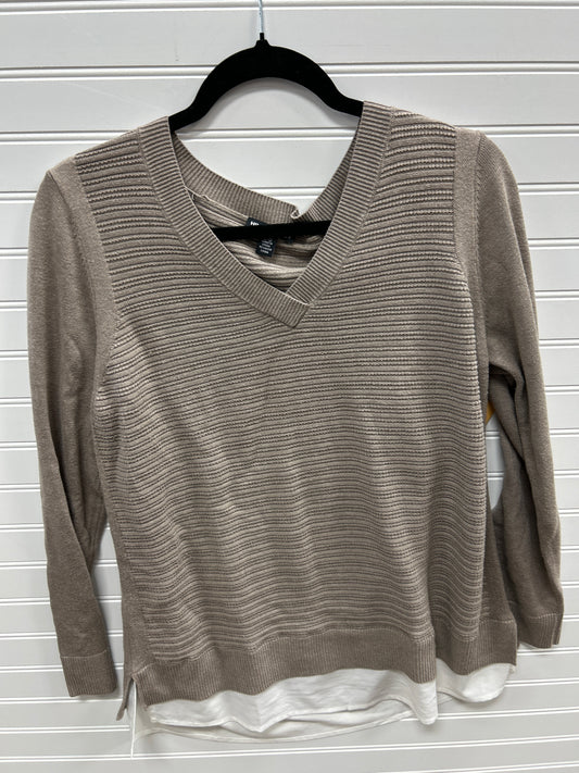 Top Ls By Hilary Radley In Tan, Size:L