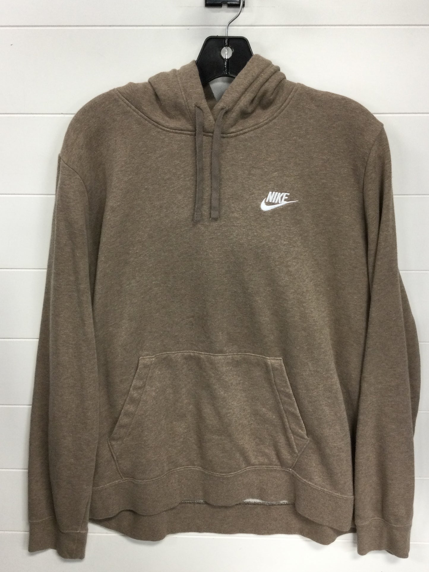 Athletic Sweatshirt Hoodie By Nike Apparel In Brown, Size:Xl