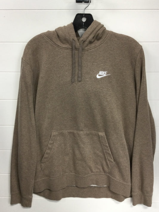 Athletic Sweatshirt Hoodie By Nike Apparel In Brown, Size:Xl