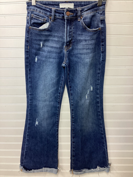 Jeans Flared By Risen In Blue Denim, Size:4